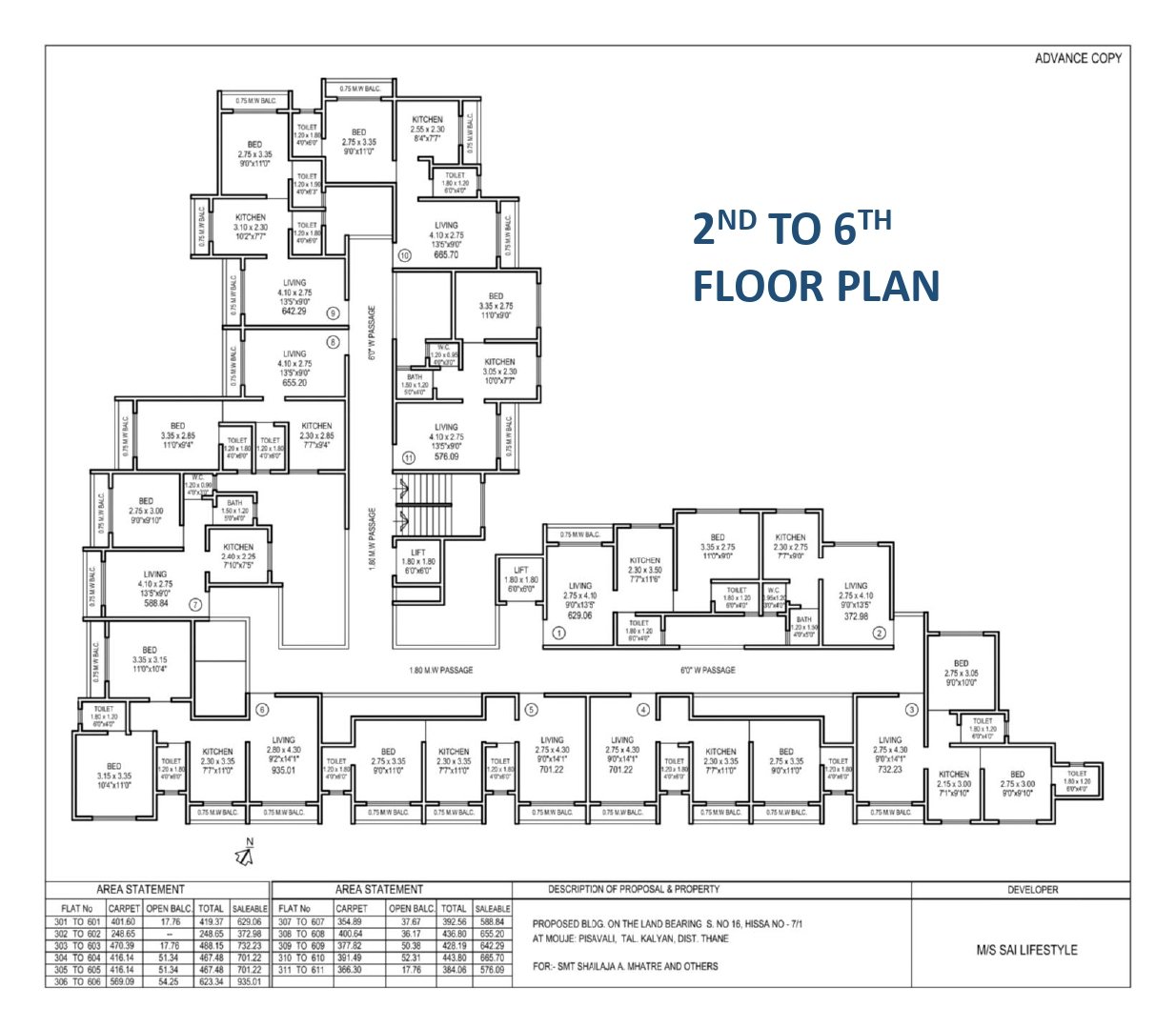 Tower M floor plan